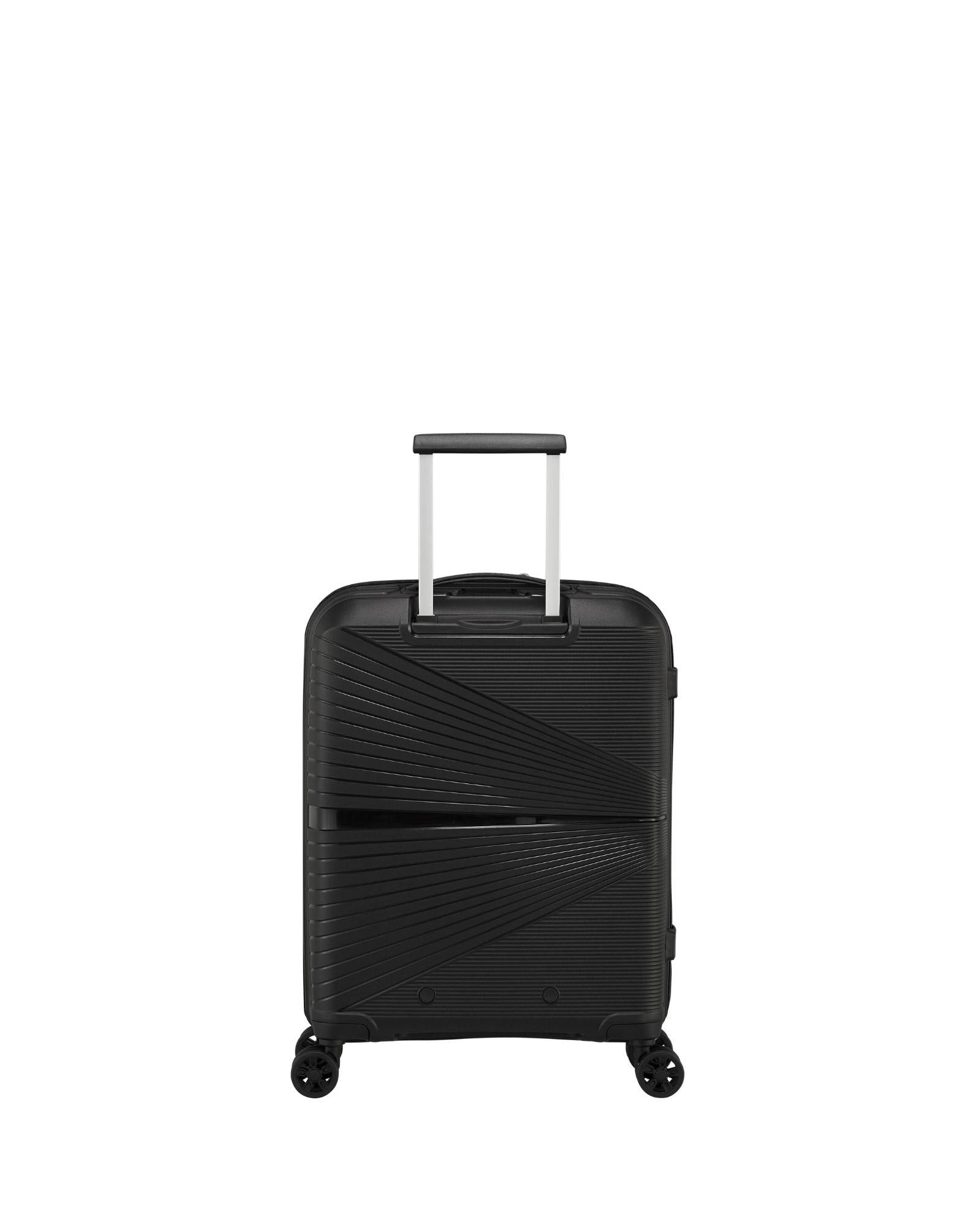 American Tourister Airconic Lightweight Hardside Carry-On Spinner Suitcase - 55cm - Onyx Black Back Image 5