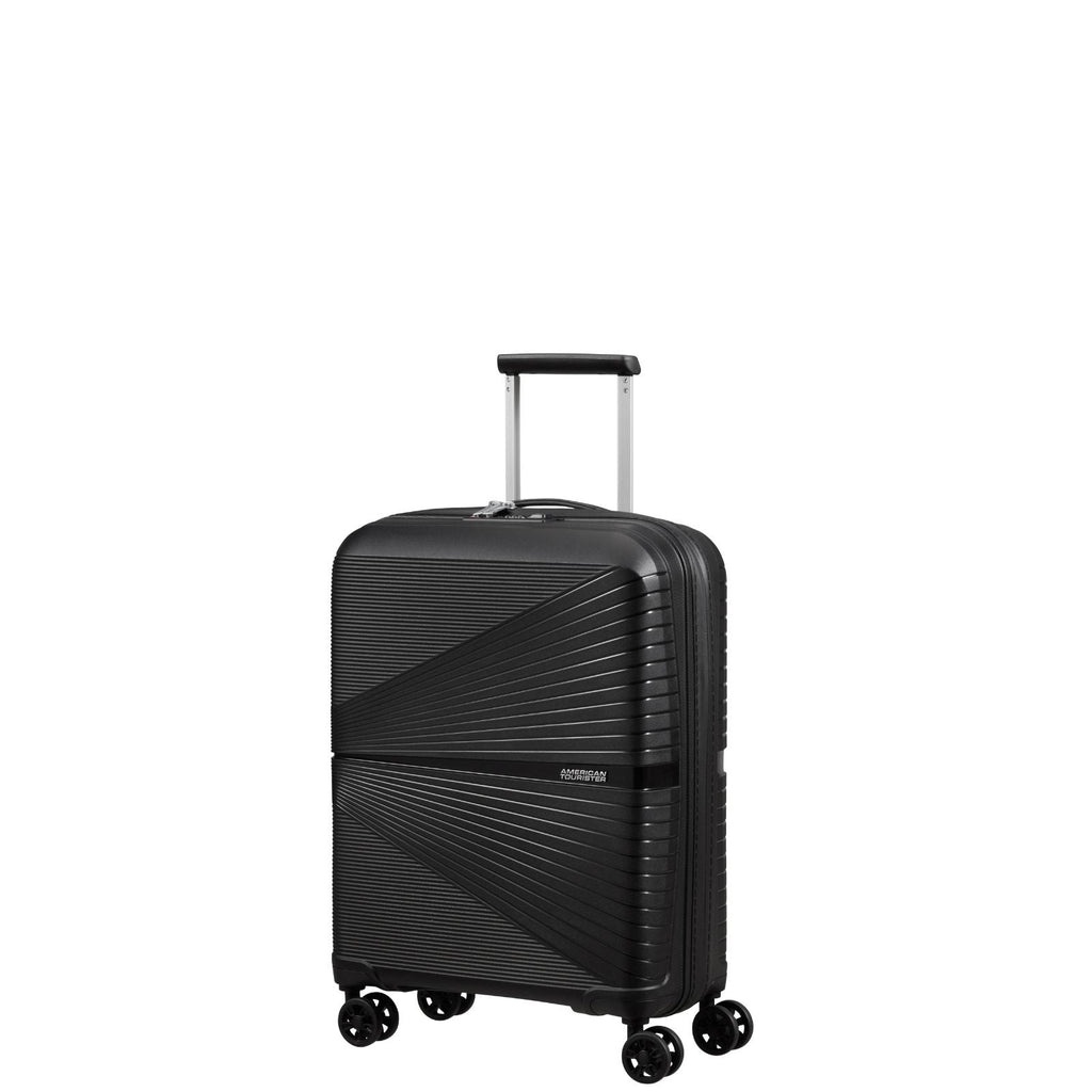 American Tourister Airconic Lightweight Hardside Carry-On Spinner Suitcase - 55cm - Onyx Black
