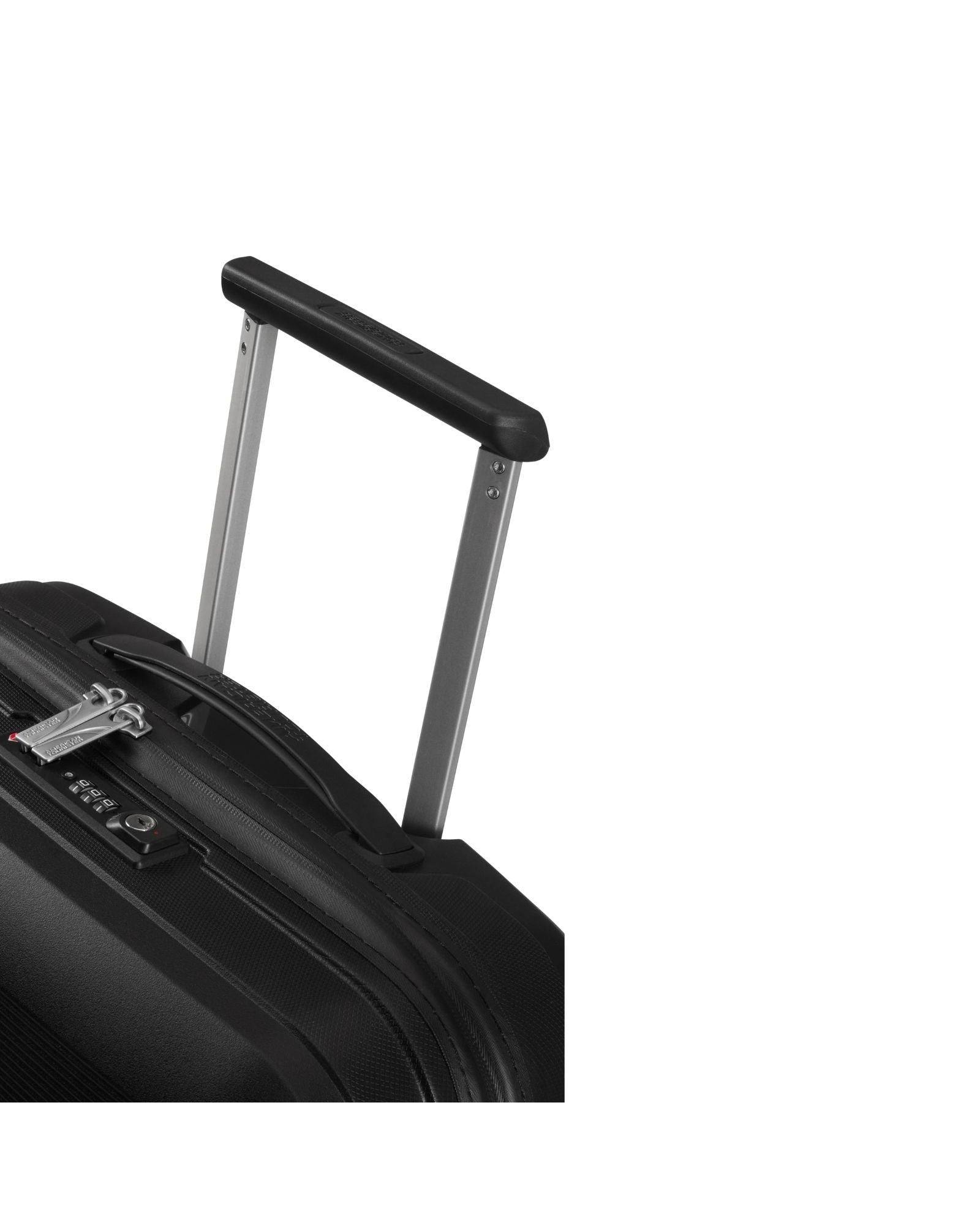 American Tourister Airconic Lightweight Hardside Carry-On Spinner Suitcase - 55cm - Onyx Black Image 4