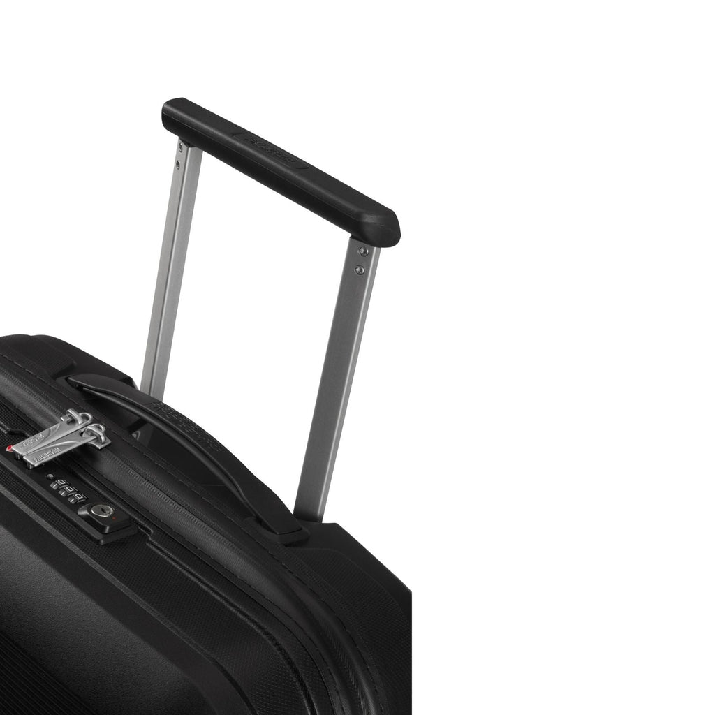 American Tourister Airconic Lightweight Hardside Carry-On Spinner Suitcase - 55cm - Onyx Black