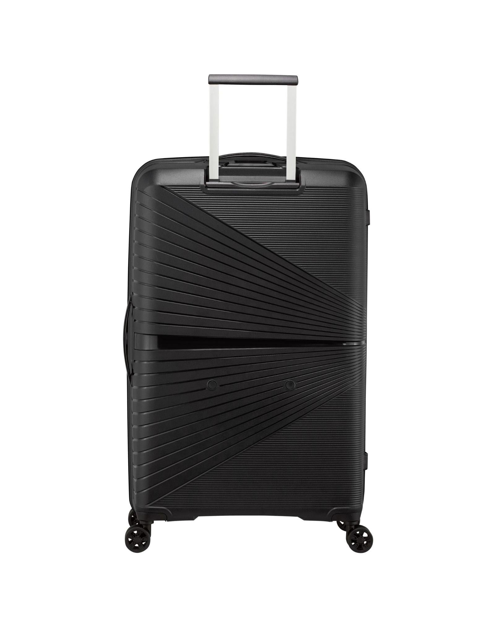 American Tourister Airconic Lightweight Hardside Large Spinner Suitcase - 77cm - Onyx Black Back Image 3