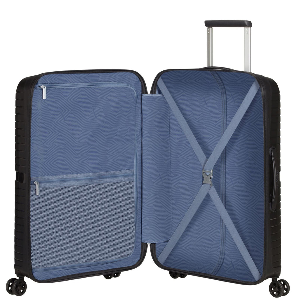 American Tourister Airconic Lightweight Hardside Large Spinner Suitcase - 77cm - Onyx Black