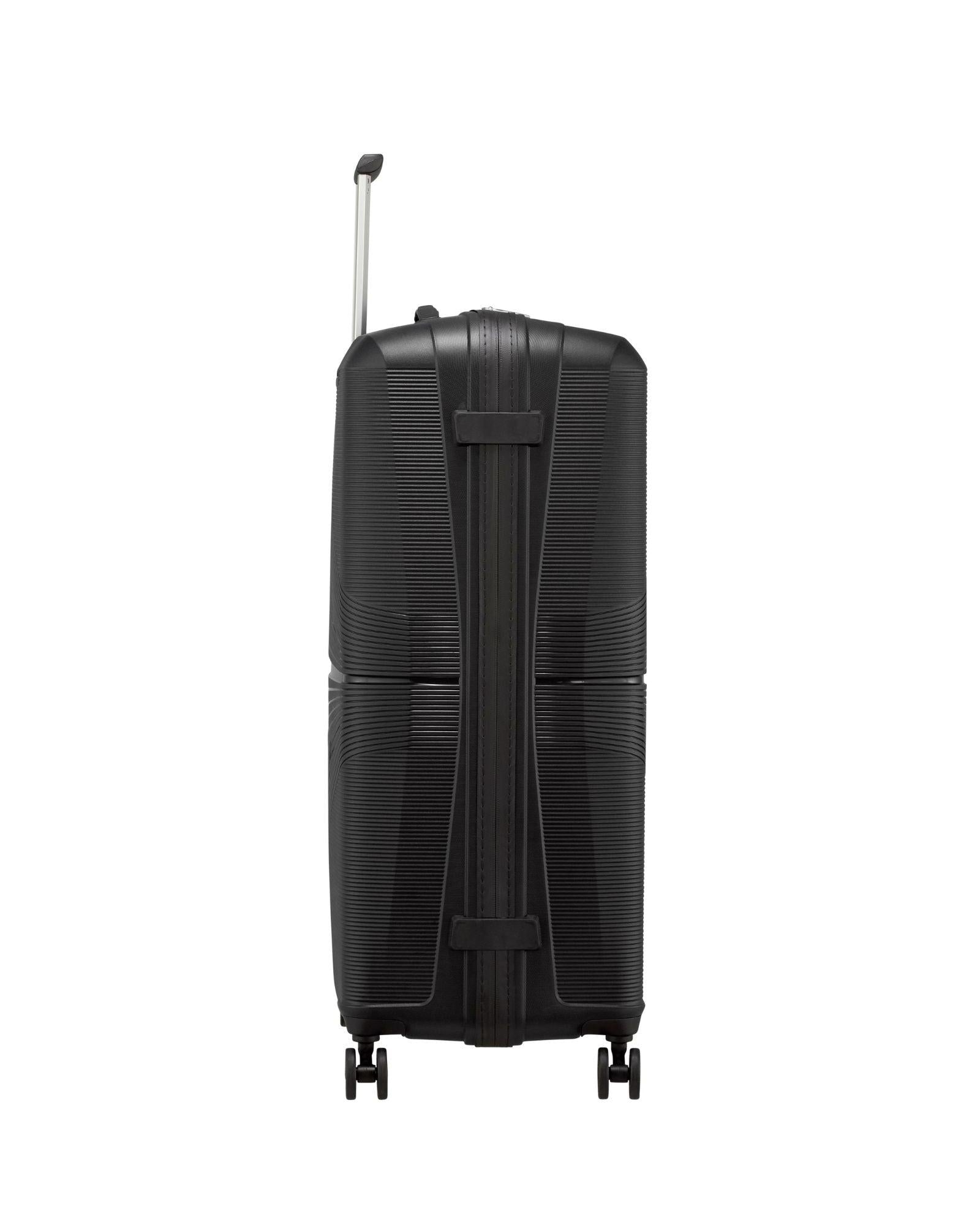 American Tourister Airconic Lightweight Hardside Large Spinner Suitcase - 77cm - Onyx Black Left Image 6