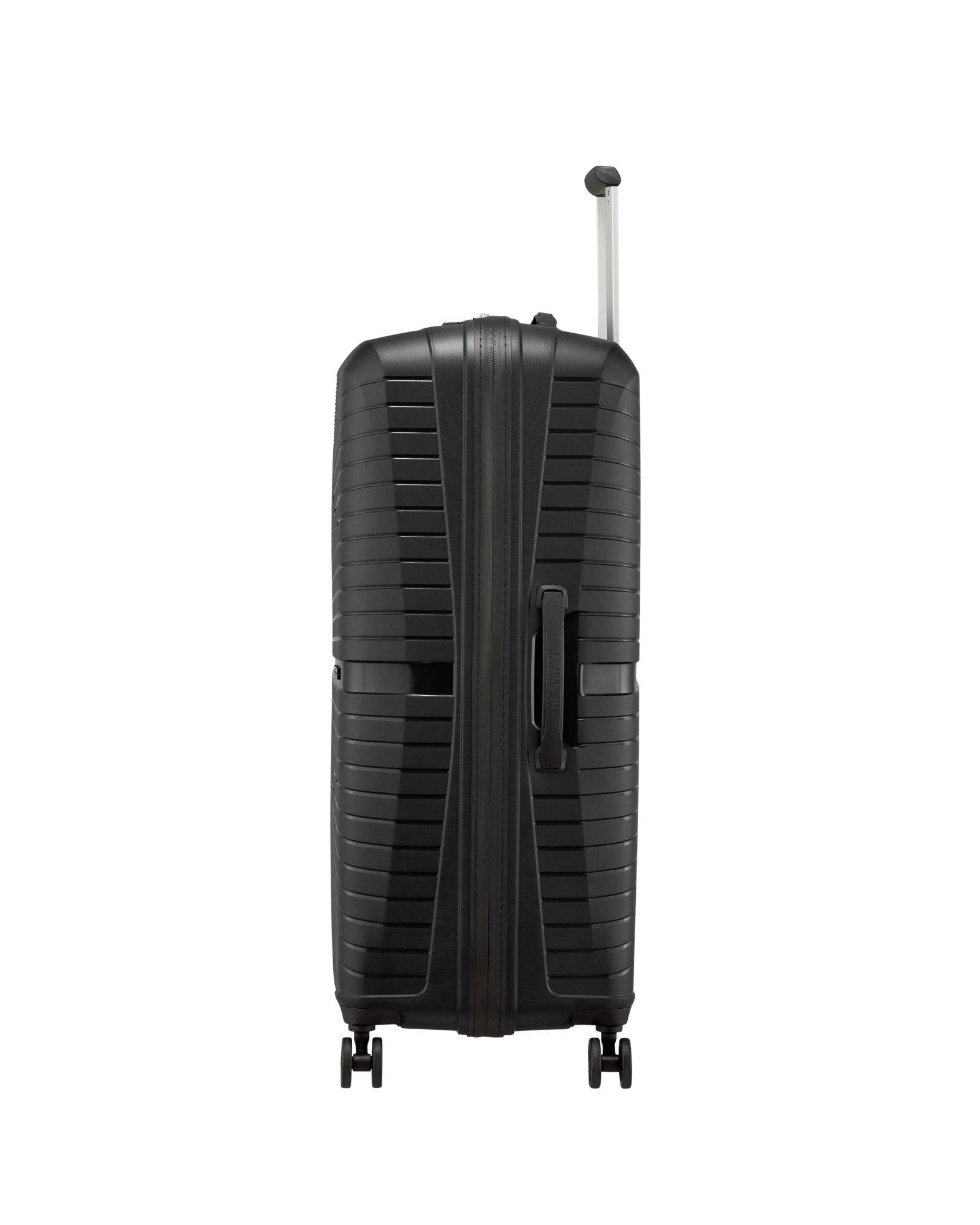 American Tourister Airconic Lightweight Hardside Large Spinner Suitcase - 77cm - Onyx Black Right Image 7
