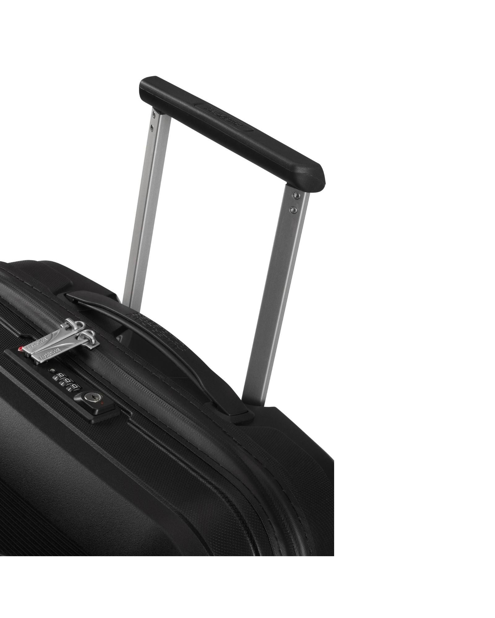 American Tourister Airconic Lightweight Hardside Medium Spinner Suitcase - 67cm - Onyx Black Image 3