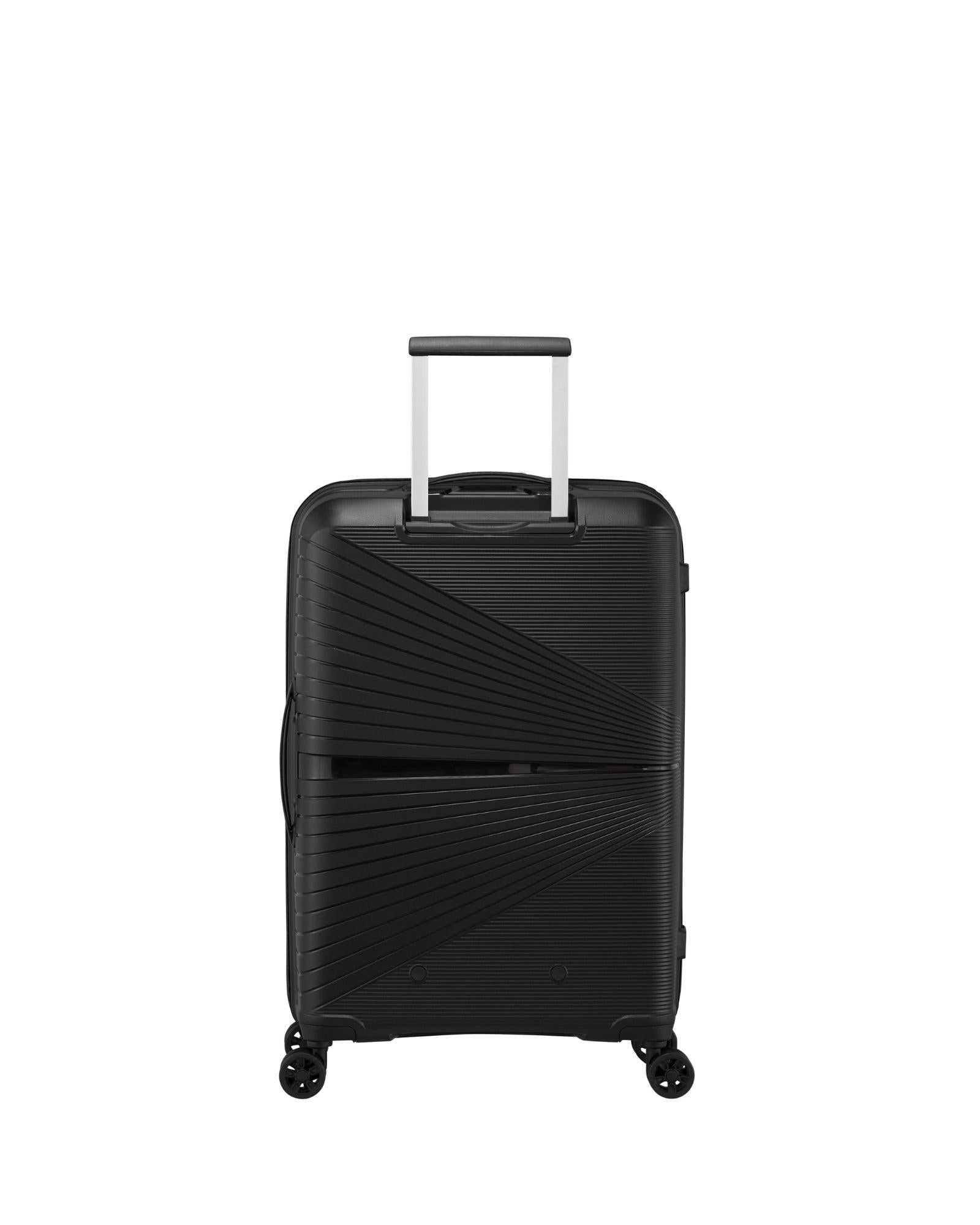 American Tourister Airconic Lightweight Hardside Medium Spinner Suitcase - 67cm - Onyx Black Back Image 4