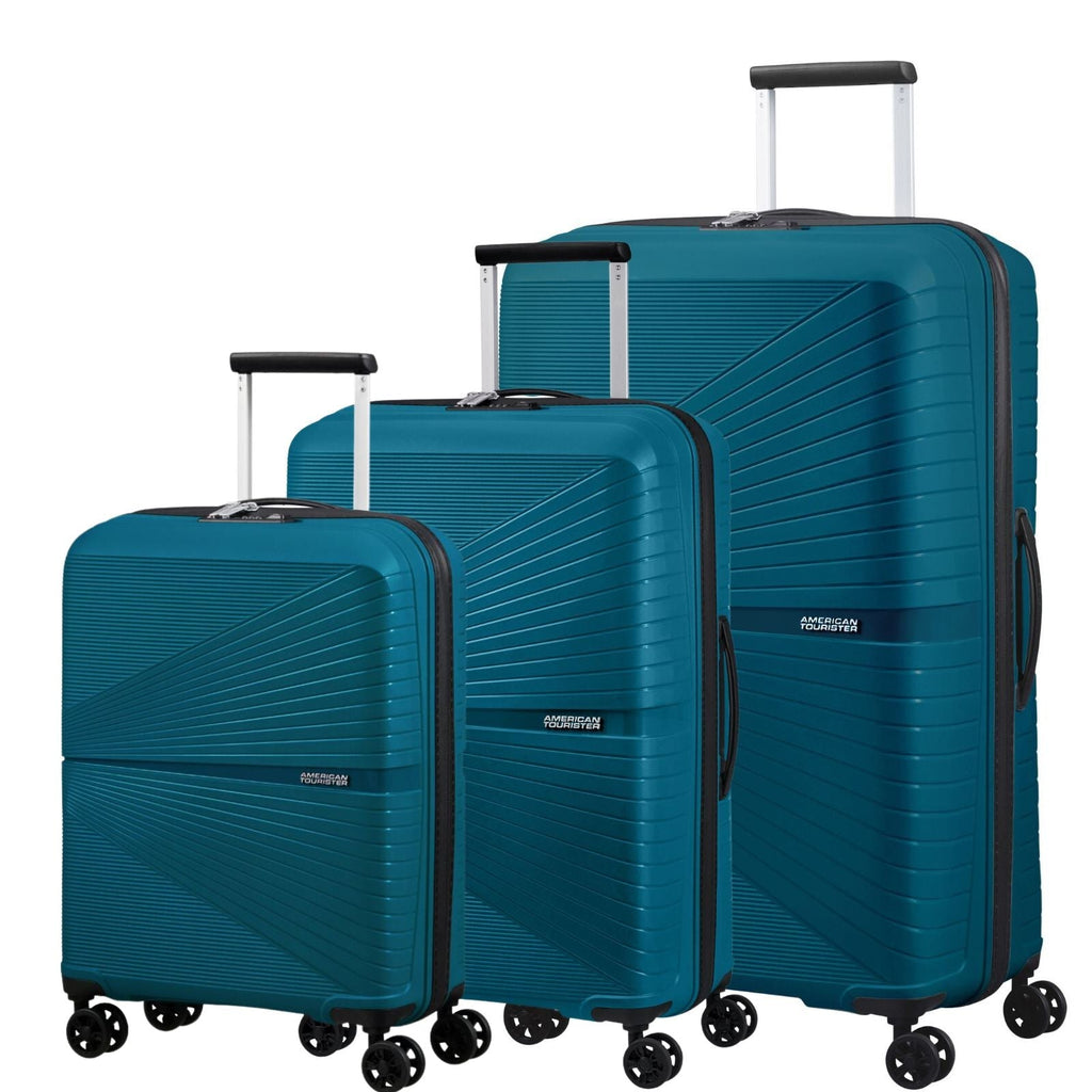 American Tourister Airconic Lightweight Hardside 3-Piece Spinner Luggage Set - Deep Ocean