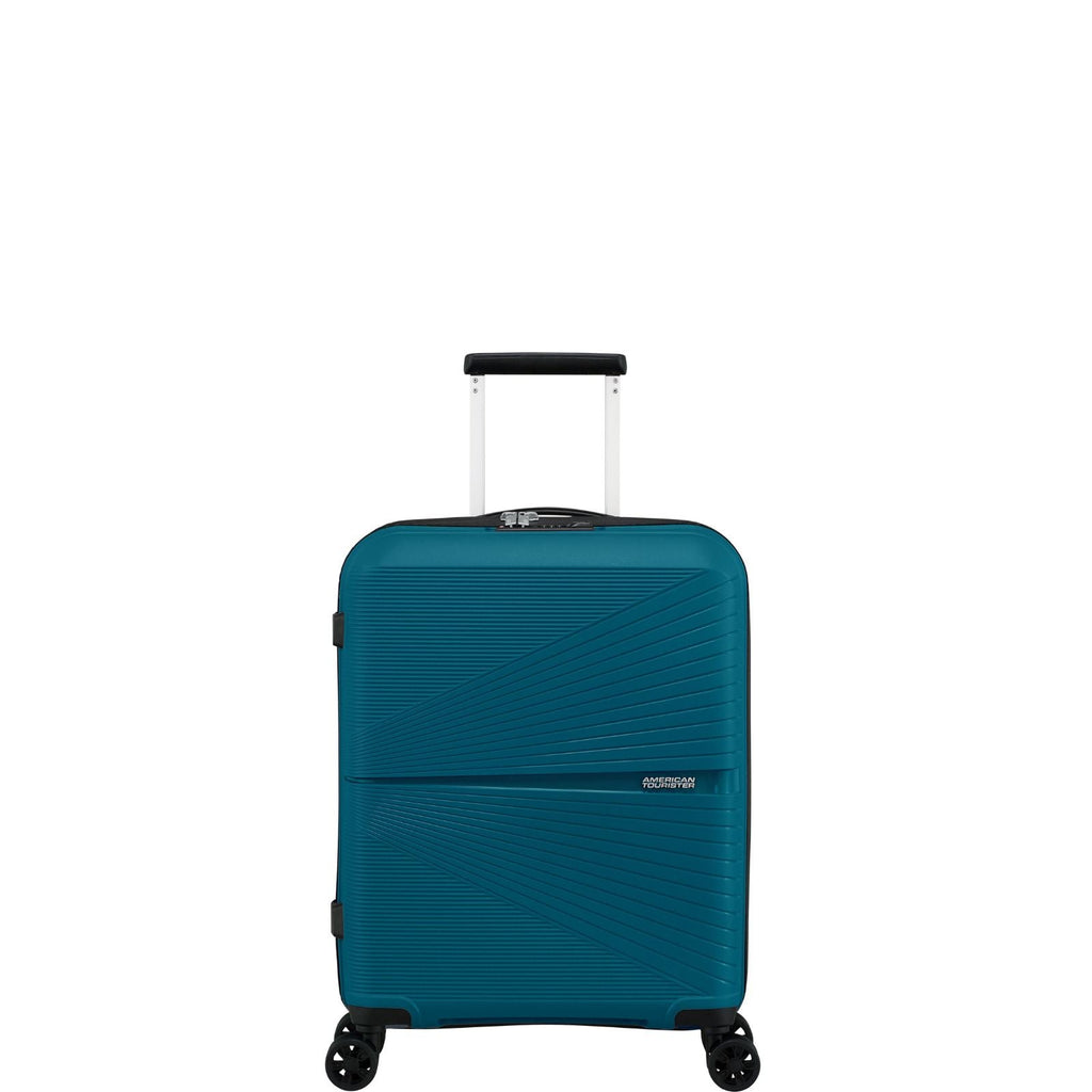 American Tourister Airconic Lightweight Hardside Carry-On Spinner Suitcase - 55cm - Deep Ocean
