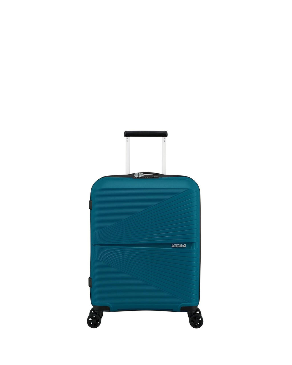 American Tourister Airconic Lightweight Hardside Carry-On Spinner Suitcase - 55cm - Deep Ocean Front Image 5