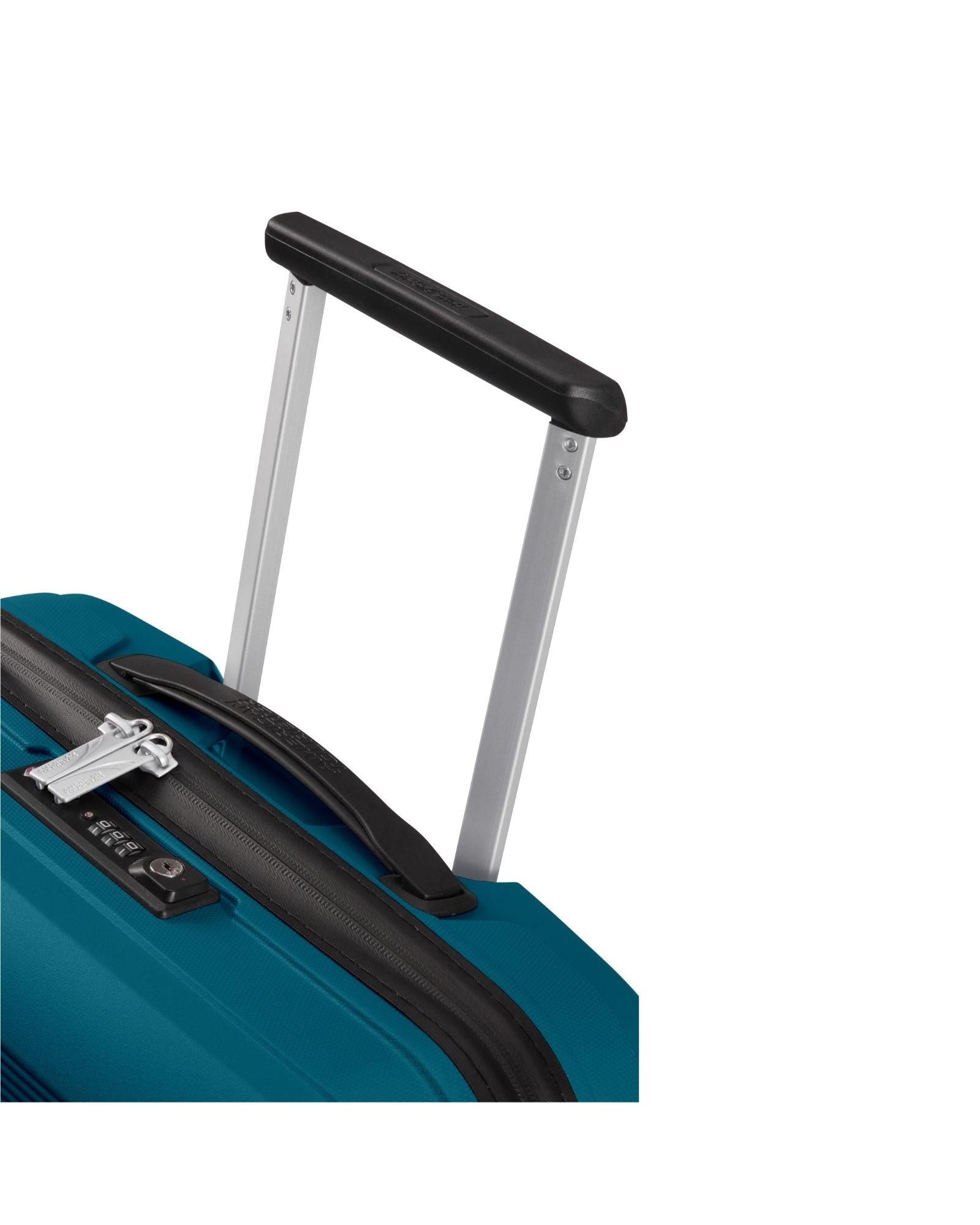 American Tourister Airconic Lightweight Hardside Carry-On Spinner Suitcase - 55cm - Deep Ocean Image 8