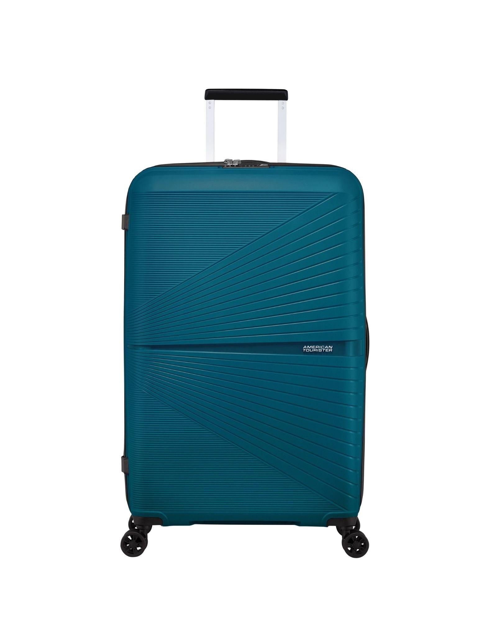 American Tourister Airconic Lightweight Hardside Large Spinner Suitcase - 77cm - Deep Ocean Front Image 4