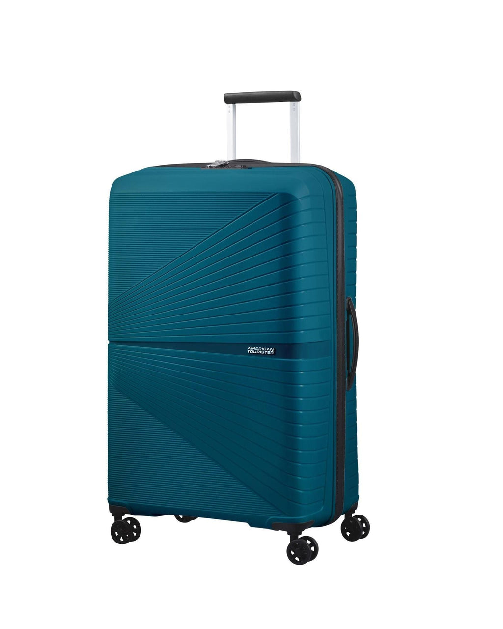 American Tourister Airconic Lightweight Hardside Large Spinner Suitcase - 77cm - Deep Ocean Front Left Image 1