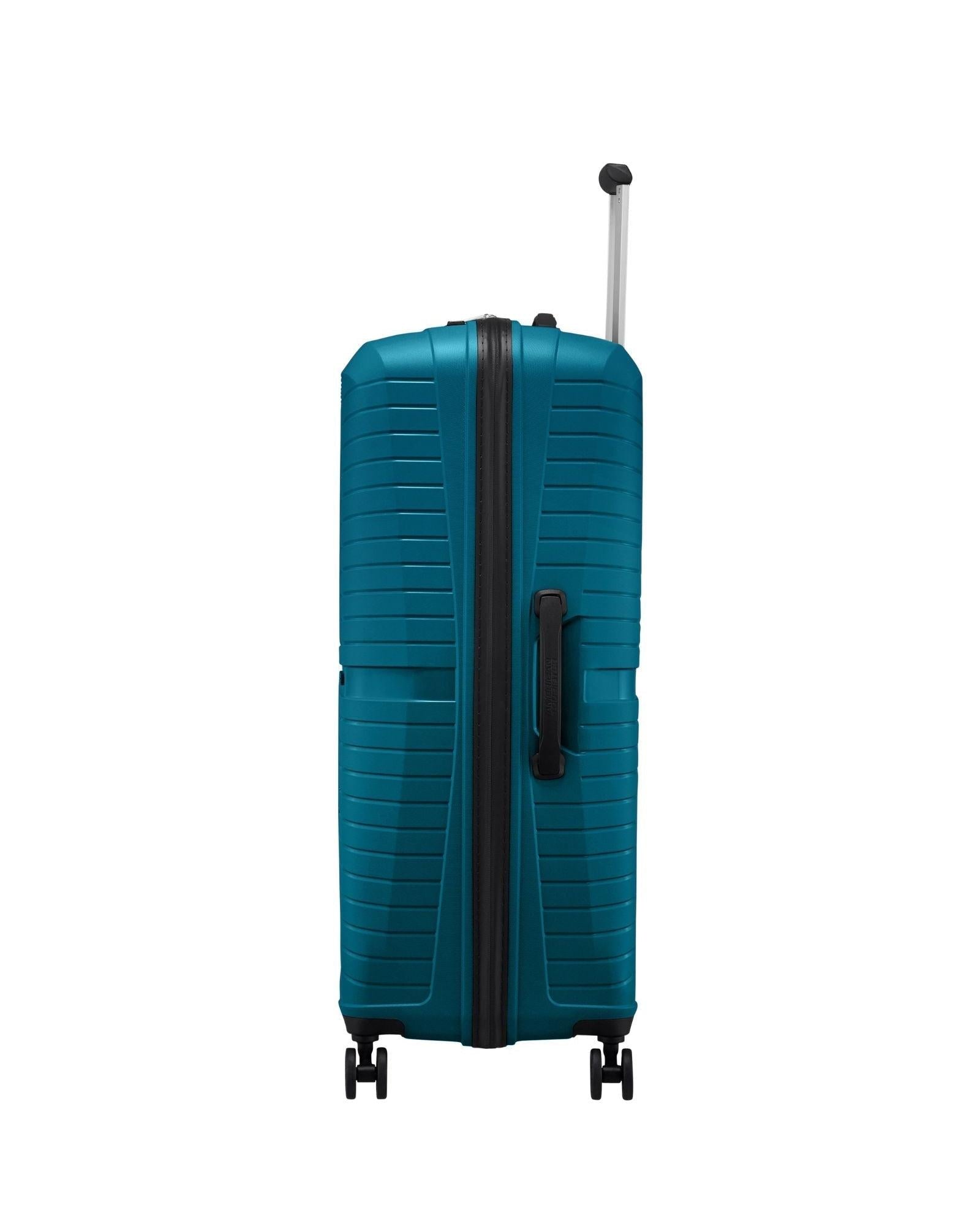 American Tourister Airconic Lightweight Hardside Large Spinner Suitcase - 77cm - Deep Ocean Left Image 6