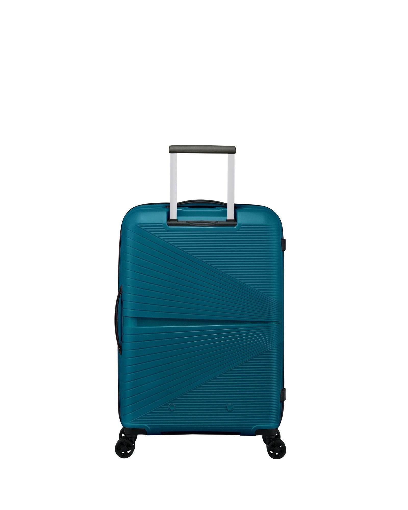 American Tourister Airconic Lightweight Hardside Medium Spinner Suitcase - 67cm - Deep Ocean Back Image 4