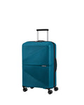 American Tourister Airconic Lightweight Hardside Medium Spinner Suitcase - 67cm - Deep Ocean Front Left Image 1
