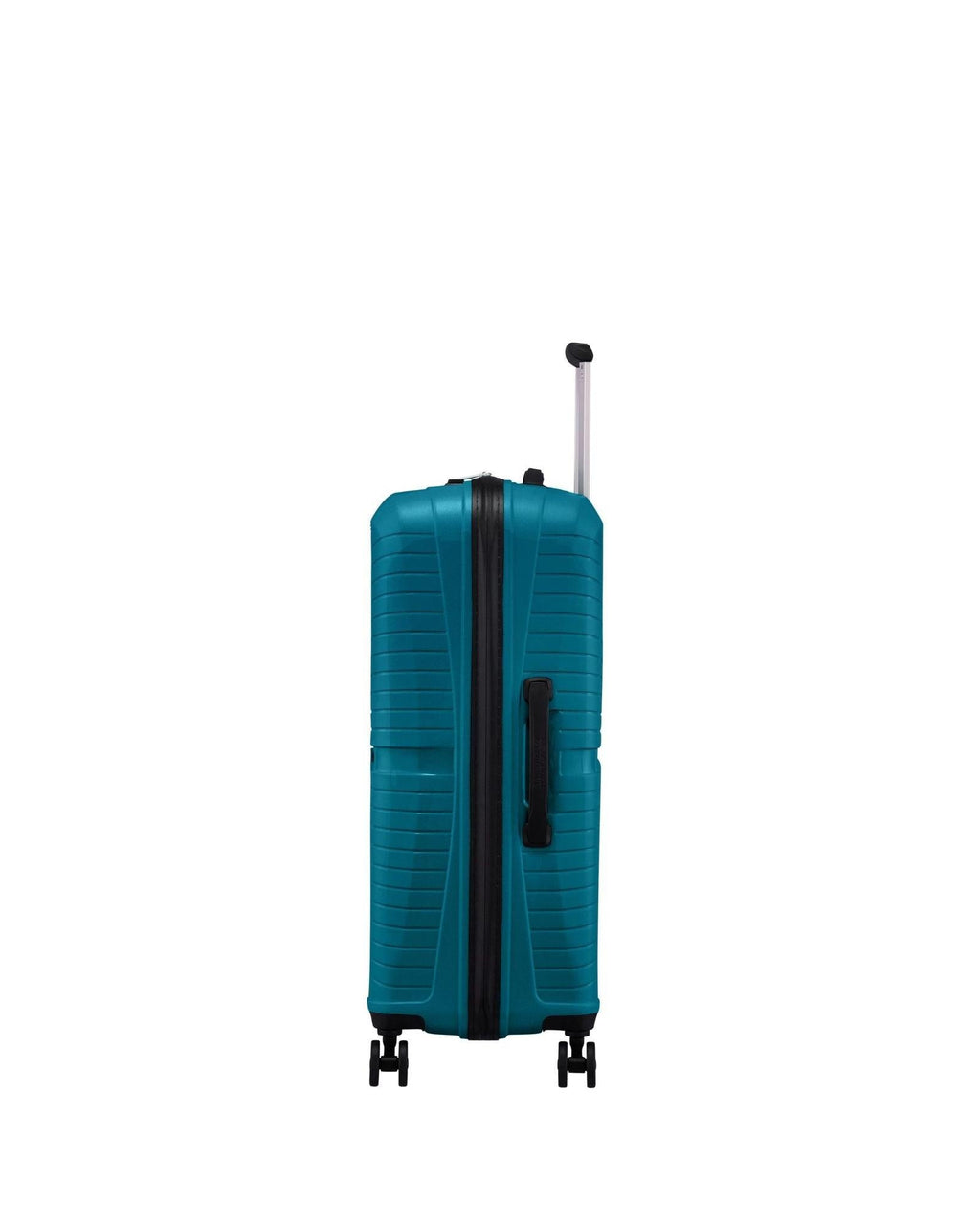 American Tourister Airconic Lightweight Hardside Medium Spinner Suitcase - 67cm - Deep Ocean Left Image 7