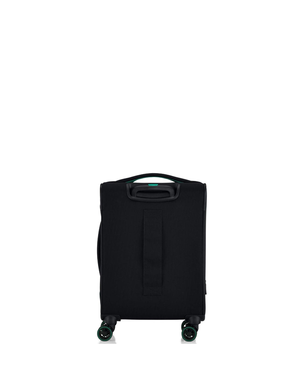 American Tourister Applite 5 Expandable Softside Carry-On Spinner Suitcase - 55cm - Black Back Image 4