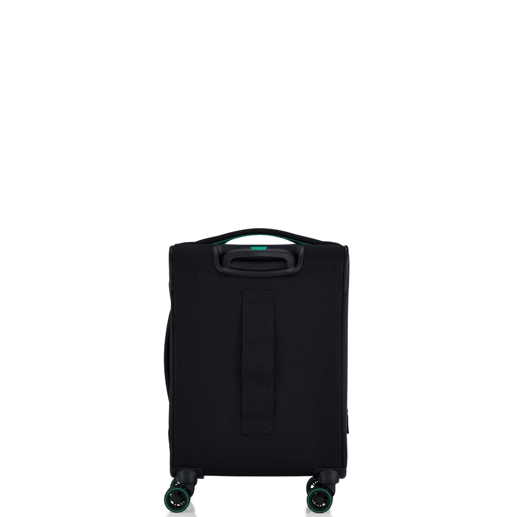 American Tourister Applite 5 Expandable Softside Carry-On Spinner Suitcase - 55cm - Black