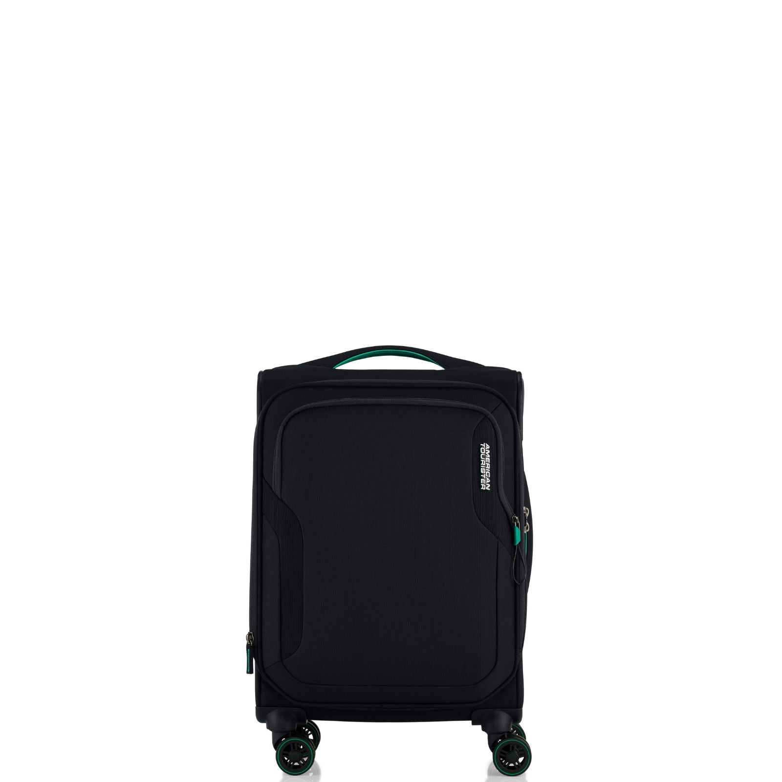 American Tourister Applite 5 Expandable Softside Carry-On Spinner Suitcase - 55cm - Black