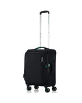 American Tourister Applite 5 Expandable Softside Carry-On Spinner Suitcase - 55cm - Black Front Right Image 1
