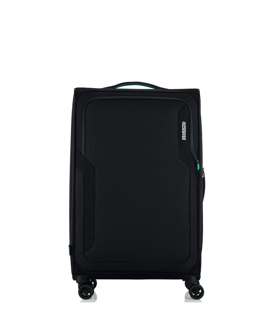 American Tourister Applite 5 Expandable Softside Large Spinner Suitcase - 82cm - Black Front Image 3