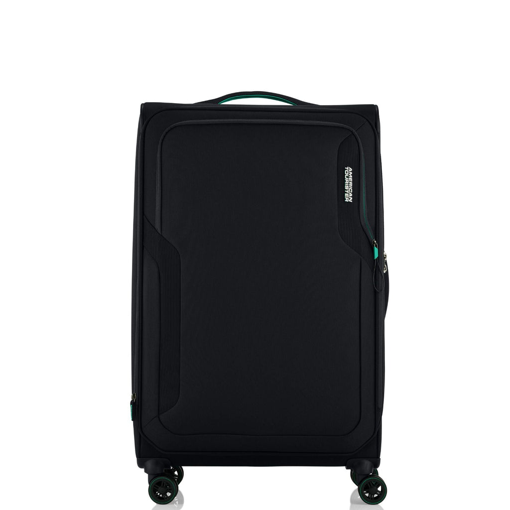 American Tourister Applite 5 Expandable Softside Large Spinner Suitcase - 82cm - Black