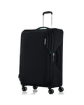 American Tourister Applite 5 Expandable Softside Large Spinner Suitcase - 82cm - Black Front Right Image 1