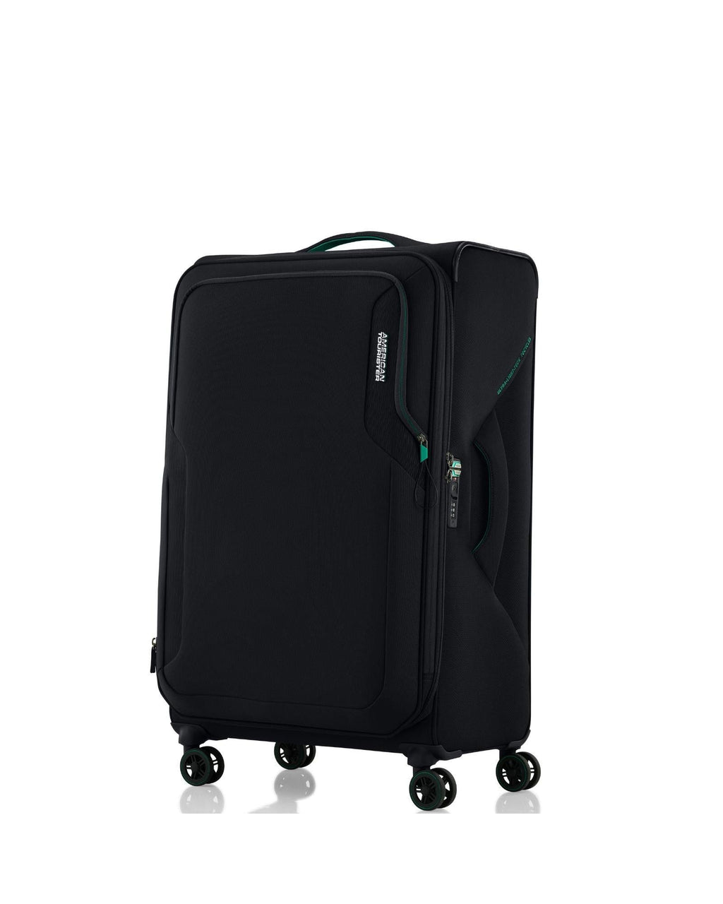 American Tourister Applite 5 Expandable Softside Large Spinner Suitcase - 82cm - Black Front Right Image 4