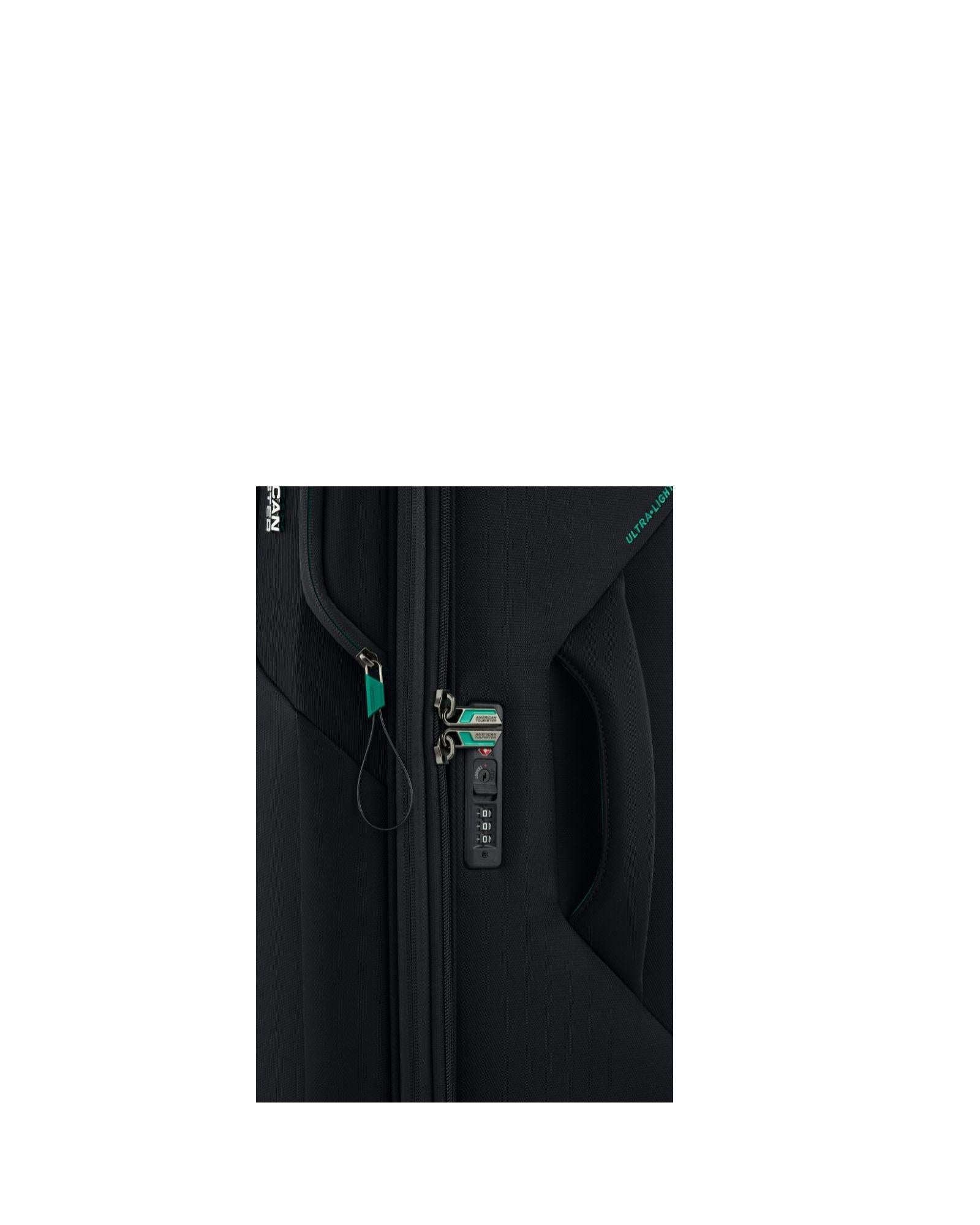American Tourister Applite 5 Expandable Softside Large Spinner Suitcase - 82cm - Black Image 9