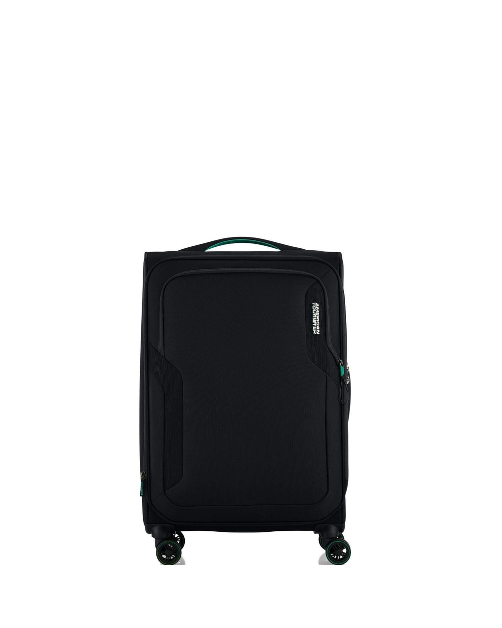 American Tourister Applite 5 Expandable Softside Medium Spinner Suitcase - 72cm - Black Front Image 4