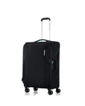 American Tourister Applite 5 Expandable Softside Medium Spinner Suitcase - 72cm - Black Front Right Image 1
