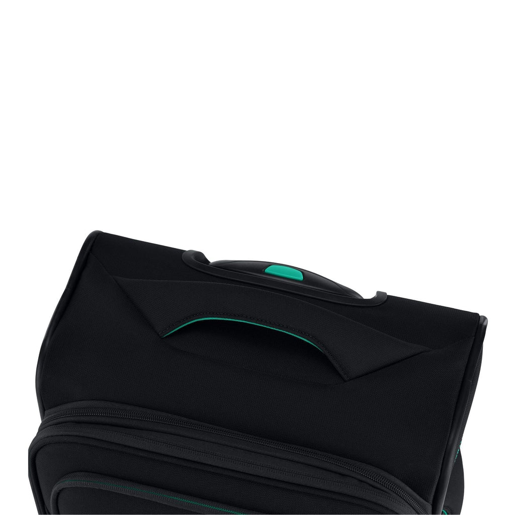 American Tourister Applite 5 Expandable Softside 3-Piece Spinner Luggage Set - Black