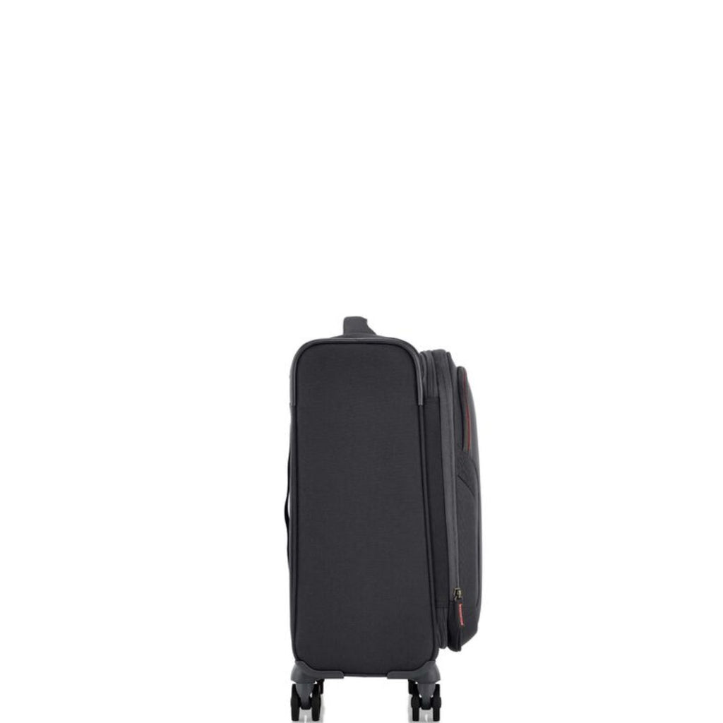 American Tourister Applite 5 Expandable Softside Carry-On Spinner Suitcase - 55cm - Grey