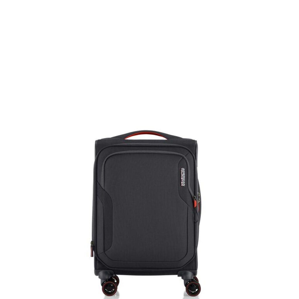 American Tourister Applite 5 Expandable Softside Carry-On Spinner Suitcase - 55cm - Grey