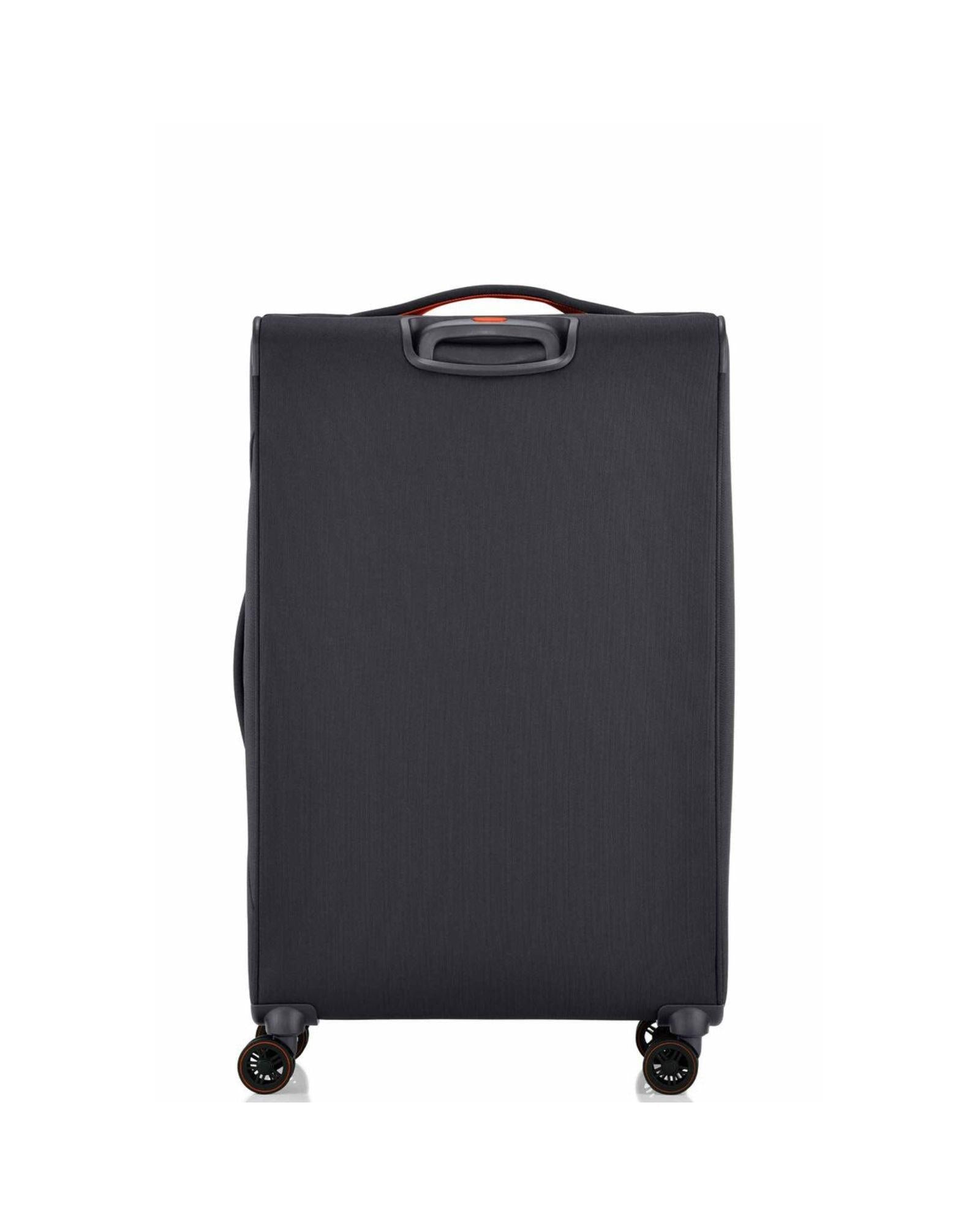 American Tourister Applite 5 Expandable Softside Large Spinner Suitcase - 82cm - Grey Back Image 4