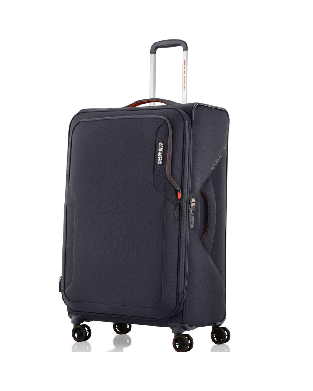 American Tourister Applite 5 Expandable Softside Large Spinner Suitcase - 82cm - Grey Front Right Image 1