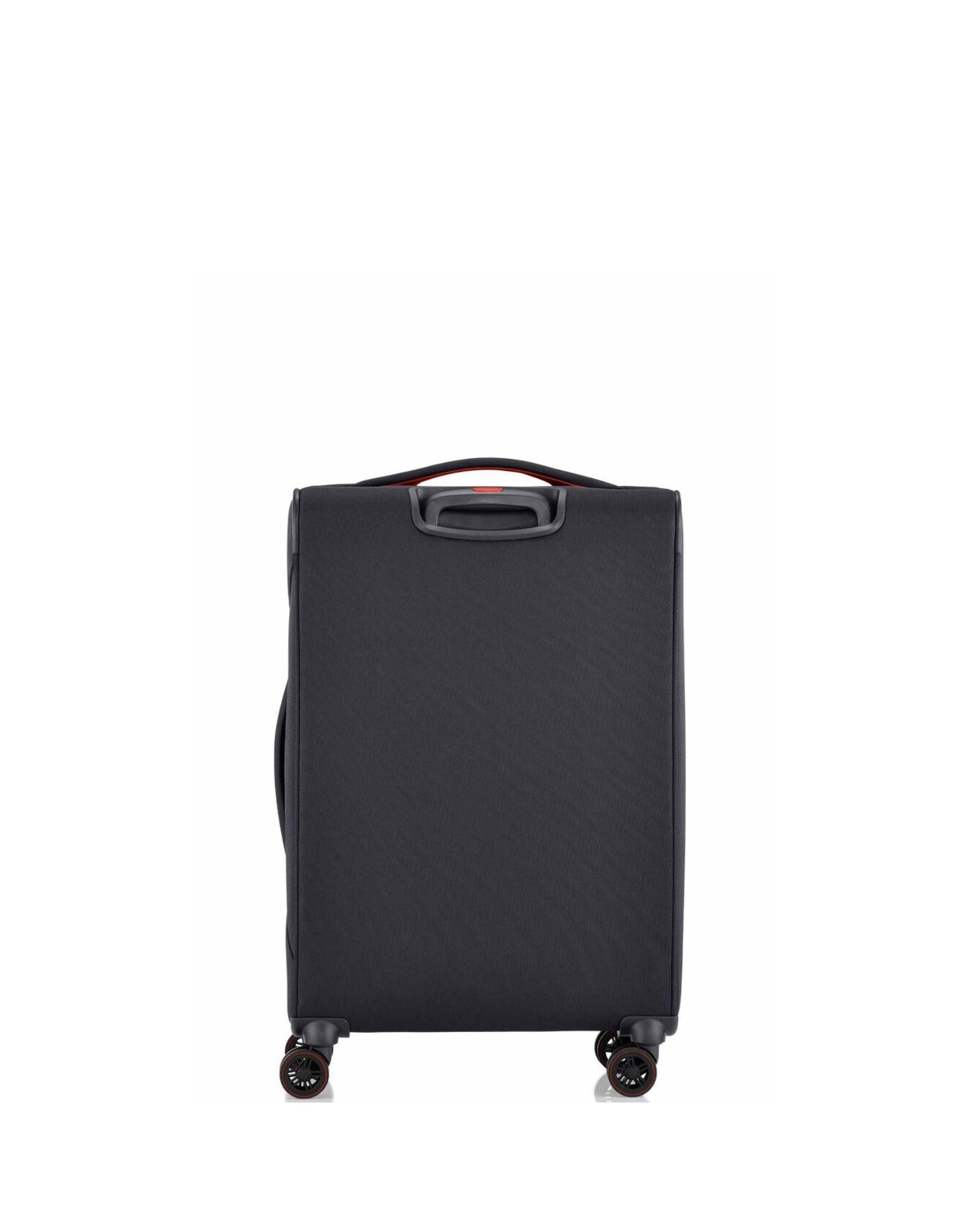 American Tourister Applite 5 Expandable Softside Medium Spinner Suitcase - 72cm - Grey Back Image 4