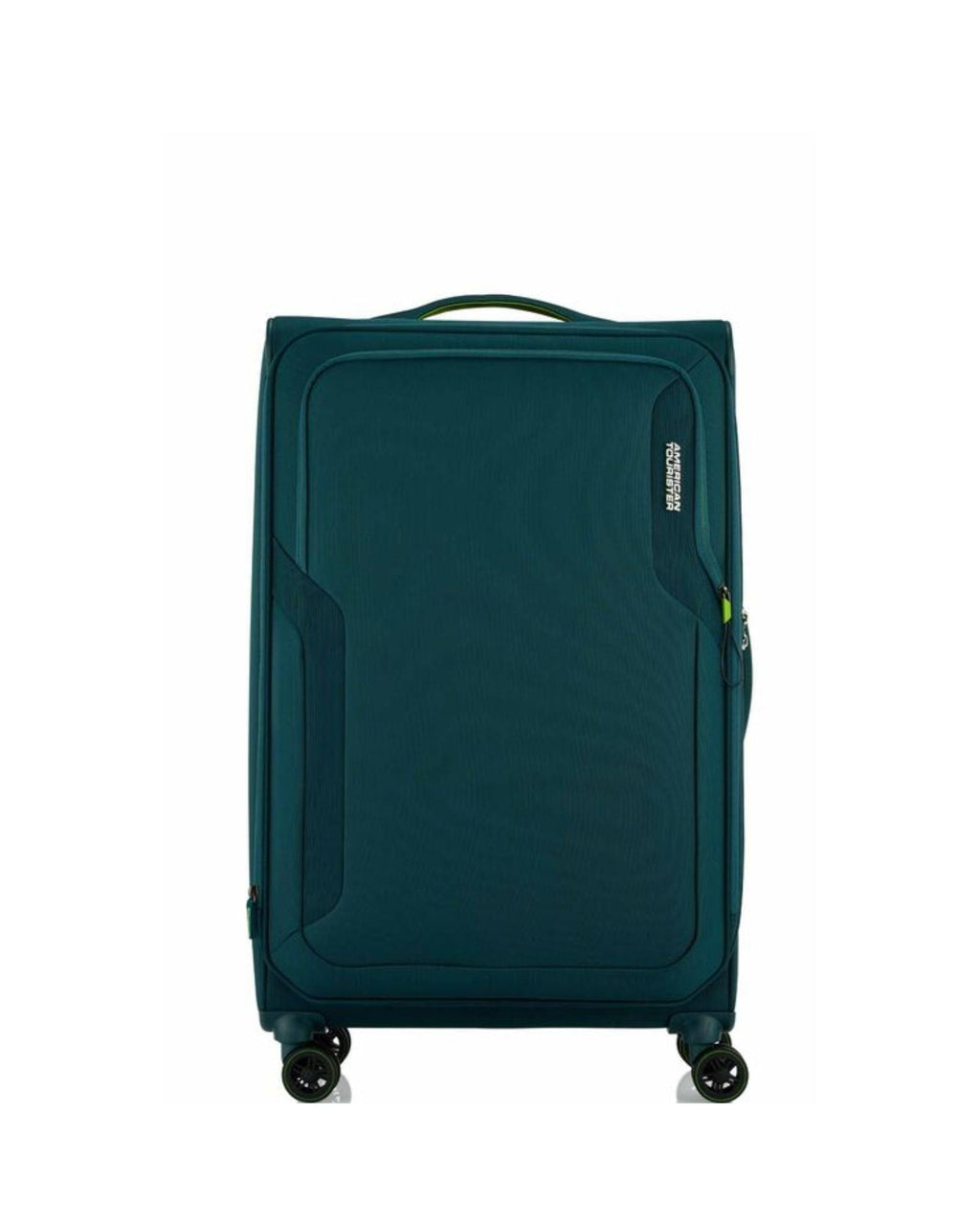 American Tourister Applite 5 Expandable Softside Large Spinner Suitcase - 82cm - Varsity Green Front Image 2
