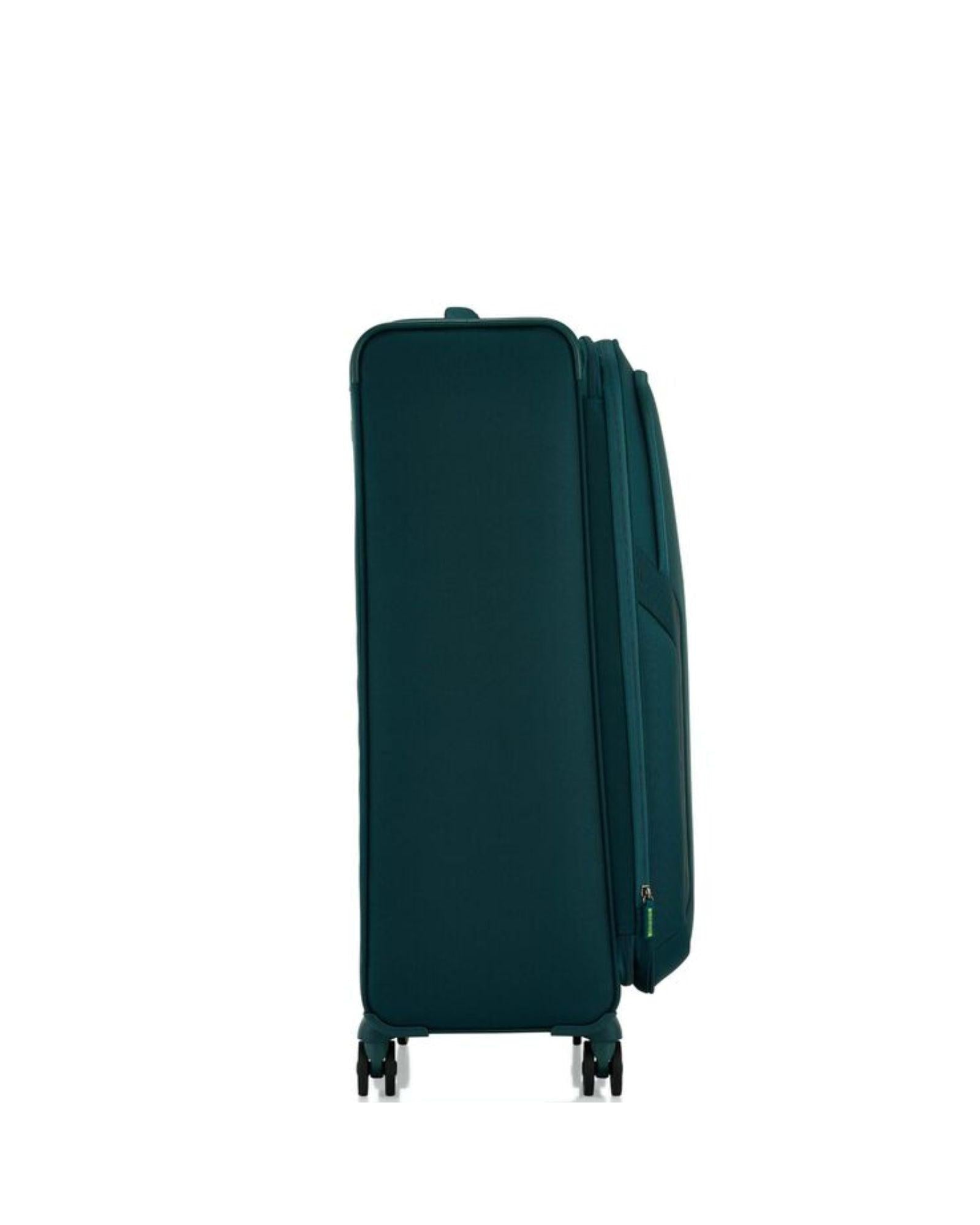 American Tourister Applite 5 Expandable Softside Large Spinner Suitcase - 82cm - Varsity Green Image 5