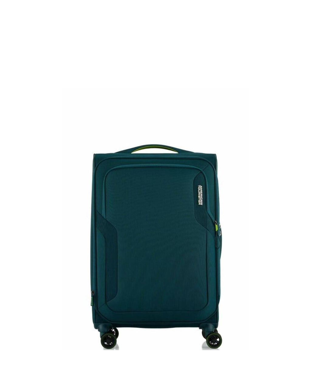 American Tourister Applite 5 Expandable Softside Medium Spinner Suitcase - 72cm - Varsity Green Front Image 3