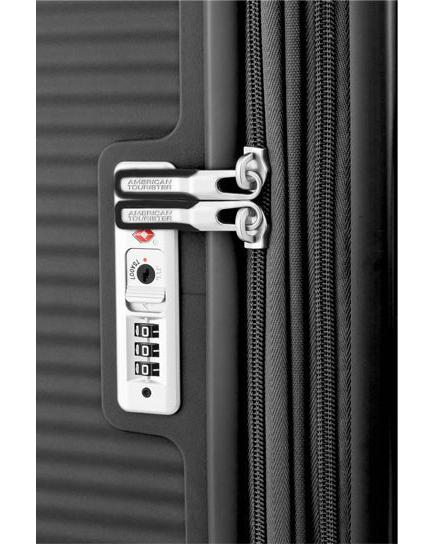 American Tourister Curio 2 Expandable Hardside Carry-On Spinner Suitcase - 55cm - Black Image 5
