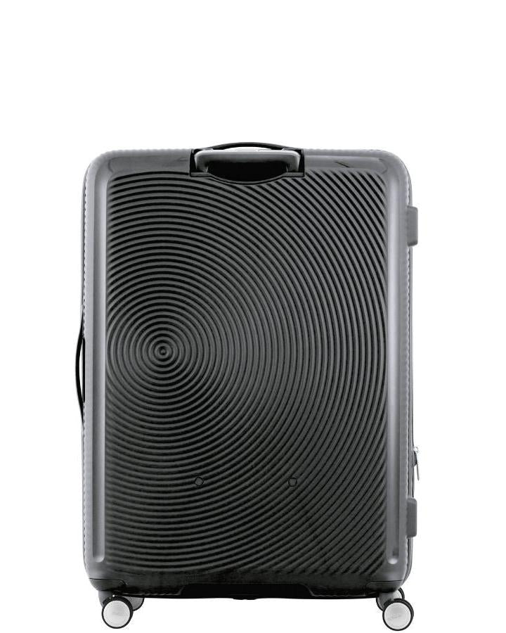 American Tourister Curio 2 Expandable Hardside Large Spinner Suitcase - 80cm - Black Back Image 3