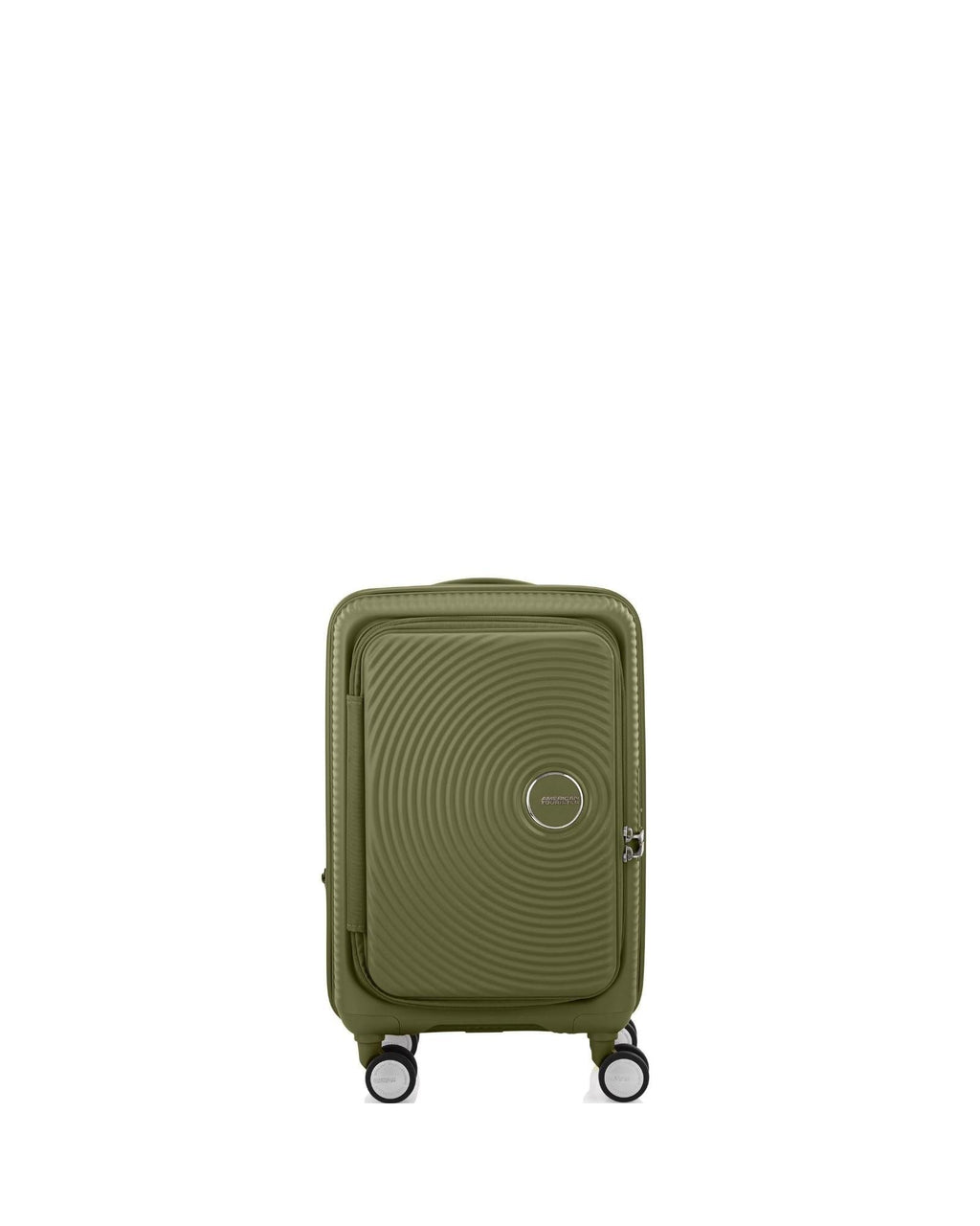 American Tourister Curio Book Opening Hardside Carry-On Spinner Suitcase - 55cm - Khaki