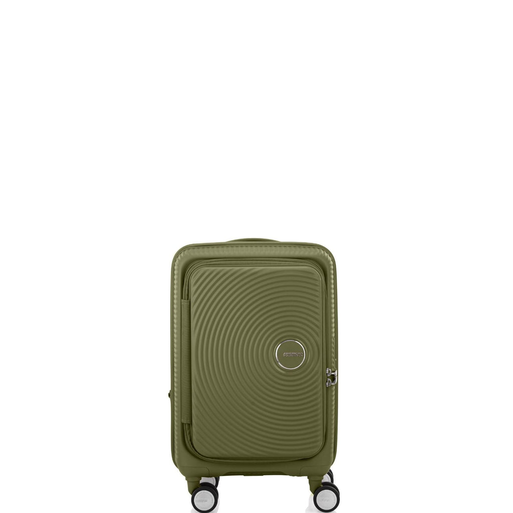 American Tourister Curio Book Opening Hardside Carry-On Spinner Suitcase - 55cm - Khaki