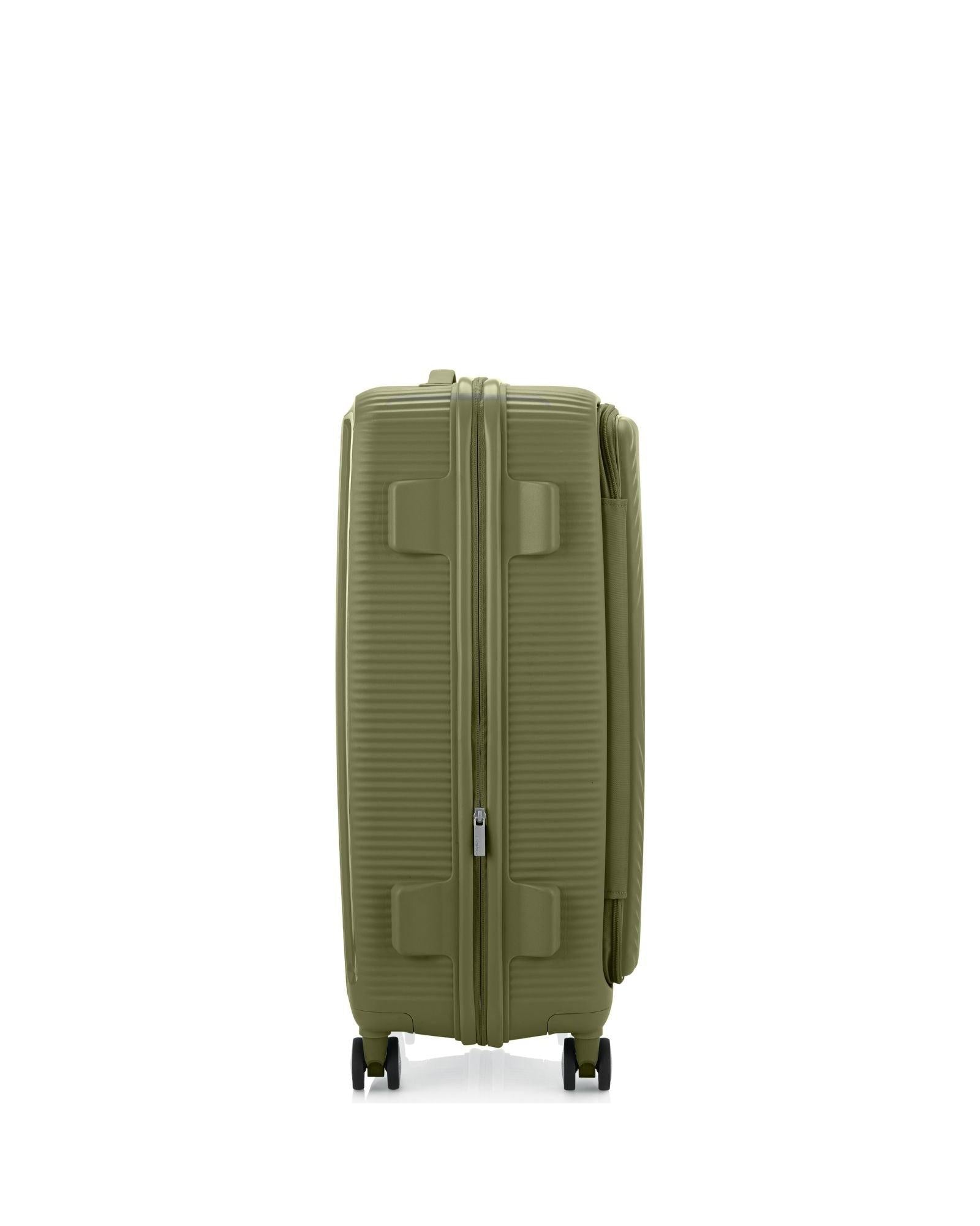 American Tourister Curio Book Opening Hardside Large Spinner Suitcase - 75cm - Khaki Image 5