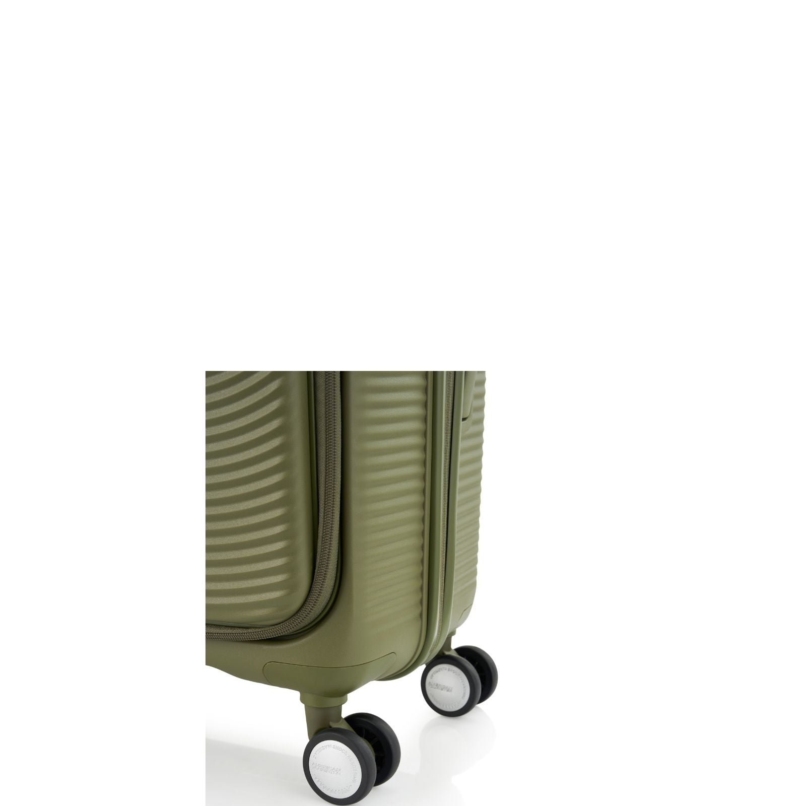 American Tourister Curio Book Opening Hardside Carry-On Spinner Suitcase - 55cm - Khaki