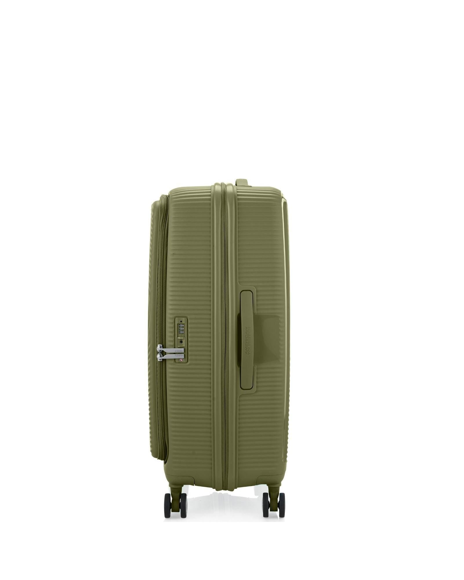 American Tourister Curio Book Opening Hardside Large Spinner Suitcase - 75cm - Khaki Image 4