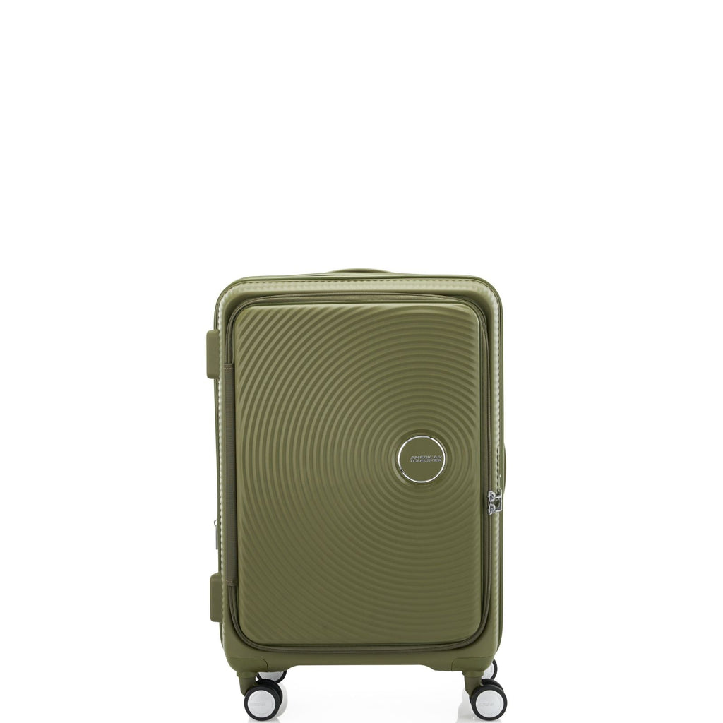 American Tourister Curio Book Opening Hardside 3-Piece Spinner Luggage Set - Khaki