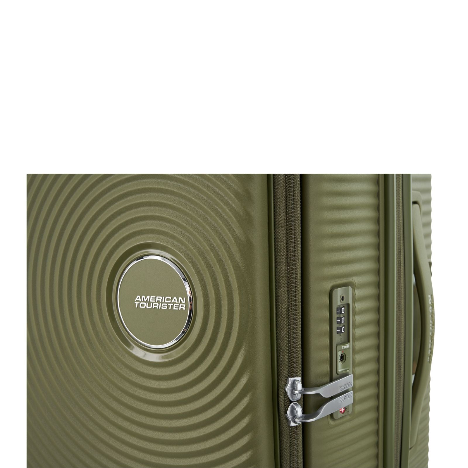 American Tourister Curio Book Opening Hardside 3-Piece Spinner Luggage Set - Khaki