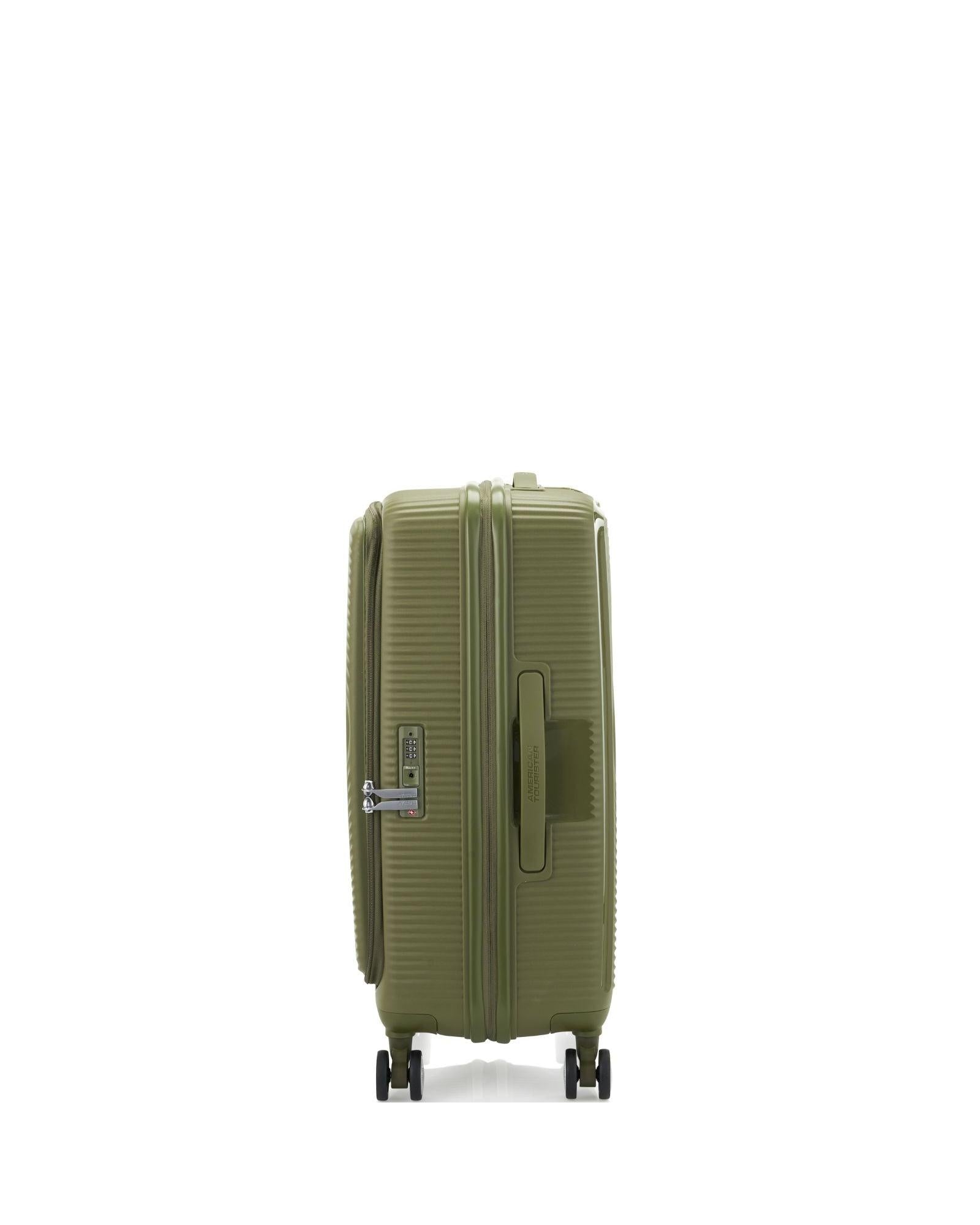 American Tourister Curio Book Opening Hardside 3-Piece Spinner Luggage Set - Khaki